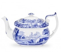 Portmeiron - Blue Italian Teapot 1.1Lt - Min Orders Apply