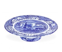 Portmeiron - Blue Italain Ftd Cake Plate 27 - Min Orders Apply