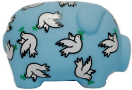 Love Dove Mini Piggy Bank (Min Order Qty - 10)