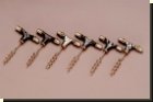 3 x Zig zag Corkscrew - African Theme