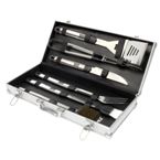 Elba 6 Piece Bbq Set - Silver