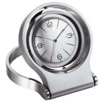 Alphine Gyro Desk Clock - Silver