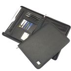 Arizona A4 Zipper Folder - Black