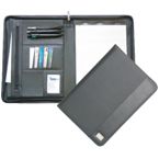 Ripple A4 Zipper Folder - Black