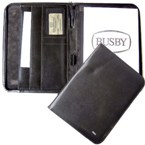 Nebraska A4 Zipper Folder - Black