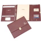 Georgia A4 3-Flap Folder - Burgundy