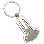 Golfers Keyring - Silver