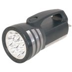 Dora 9Led Fluorescent Torch - Black