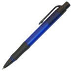 Jumbo Frosted Ball Pen - Blue