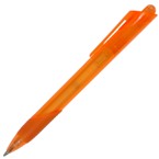 Apollo Frosted Ball Pen - Orange