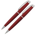 Oscar Pencil & Ball Pen Set - Red