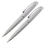 Oscar Pencil & Ball Pen Set - Silver