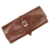 Genuine Leather Premier Jewellery Roll - Measures: 210(w) x 90( Genuine Leather Premier Jewellery Roll - Measures: 210(w) x 90(