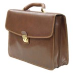 Tony Perotti Folio Bag - Tan