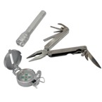 Hiking Multi-Tool Set - Silver