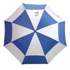 Comet Checked Umbrella - Blue