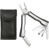Mini Multi Tool - 6 functions with LED light  in nylon pouch -