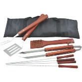 Assagai 9 Piece Bbq Set -  - Silver