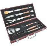 Assagai Deluxe 5 Piece Bbq Set -  - Brown