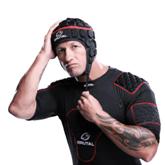 Brutal Headgear Snr - Avail in: Red/Black, Black/Red