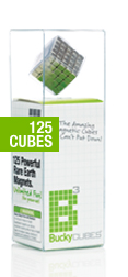 125 Nickel Buckycubes