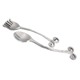 AL. SALAD SERVER SET(2PC)SPIRAL-31CM