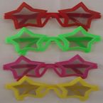 Star sunglasses - plastic - small - assorted colou