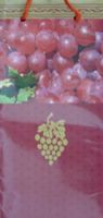 Gift bag - wine bottle - red grapes