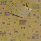 Gift bag - yellow design - large