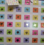 Gift bag - hot sta - multi stars - large