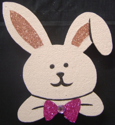 Bunny bowtie - with gems - 30cm