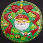 Santa Plaque