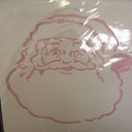 Christmas Stencil - 2pack - Santa face