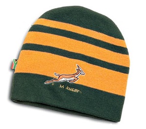 The "Green & Gold" SA Rugby Beanie