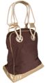 Beach Bag - Brown Canvas Rope