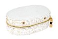Round Traveller - White & Gold Glamour Round Traveller - White & Gold Glamour