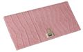 Slim Travel Wallet - Chic Pink Croco