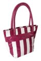 Lunch / Snack Bag - Candy Stripe - Fuschia