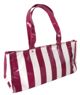 Wine / Snack Bag - Candy Stripe - Fuschia