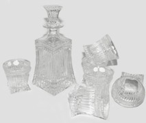 Bohemia Crystal Carraca 7Pc Whiskey Set - Min Orders Apply Bohemia Crystal Carraca 7Pc Whiskey Set - Min Orders Apply