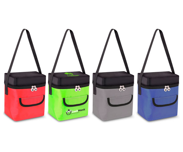 Cool Dude Cooler Bag - Avail in: Red/Black. Royal/Black, Lime/Bl