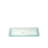 Frosted Rec Platter 39X14Cm