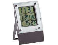 Executive Multi Function Clock-Silver