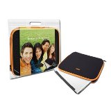 Canyon Notebook Sleeve 10" Black with Orange Trim  - 24 Month Wa