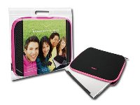 Canyon Notebook Sleeve 15.4" Black with Pink Trim - 24 Month War