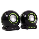 Canyon  speaker - (Stereo, 6W, 100Hz - 20kHz, USB) , round, Blac