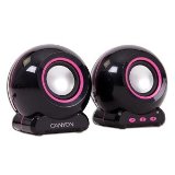 Canyon  speaker - (Stereo, 6W, 100Hz - 20kHz, USB) , round, Blac