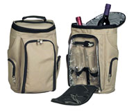 Wine cooler bag and picnic set for 2