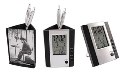 Pen Holder With Photo Frame & Removable Clock Stand