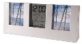 Dual Photo Frame & Desk Clock